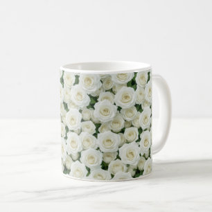 Mooie Witte Rozen Koffiemok