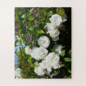 Mooie witte rozen legpuzzel (Verticaal)