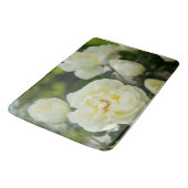Mooie witte rozen voor positieve vibes badmat (Gekanteld)
