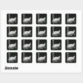 Mooie witte Stickers (Vel)
