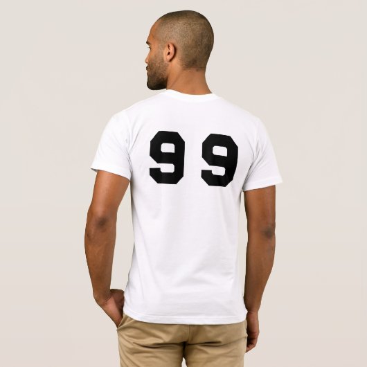 MOOIE WITTE T SHIRT (Achterkant volledig)