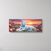 Mooie Witte Tijger  Canvas Afdruk (Voorkant)