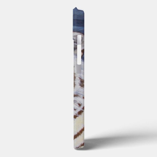 Mooie witte tijger met kristalblauwe ogen Case-Mate iPhone case (Achterkant / Links)