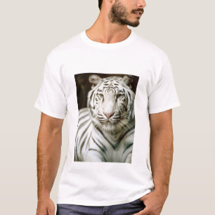 Mooie witte tijgerT-shirt T-shirt