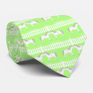 Mooie Witte Trouwpaarden Met Patroon Stropdas