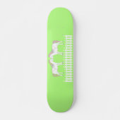 Mooie Witte Trouwpaarden Persoonlijk Skateboard (Voorkant)