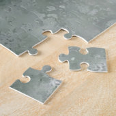 Mooie witte ventilator - zwart-wit kunstschilderij legpuzzel (Zijkant)