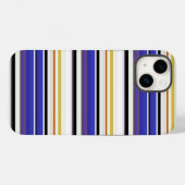 Mooie witte violette strepen Case-Mate iPhone case (Achterkant (horizontaal))