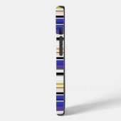 Mooie witte violette strepen Case-Mate iPhone case (Achterkant / Links)