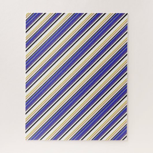 Mooie witte violette strepen legpuzzel (Verticaal)