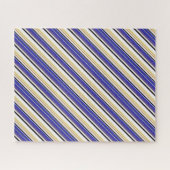 Mooie witte violette strepen legpuzzel (Horizontaal)