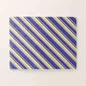 Mooie witte violette strepen legpuzzel (Horizontaal)