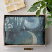 Mooie Witte Vos Cyanotype Afdrukken Tissuepapier (Geschenk)