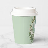 Mooie witte vredesduif papieren bekers (Rechts)