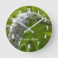 Mooie Witte Wilde Bloem in Bloei Gepersonaliseerd