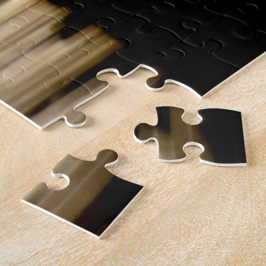 Mooie witte zwaan, Jigzaag Puzzle Legpuzzel (Zijkant)