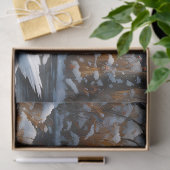 Mooie witte zwaan op een meer decoupage tissuepapier (Geschenk)