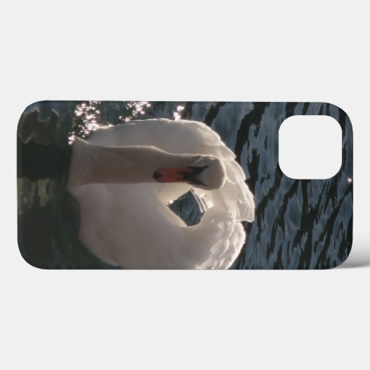 Mooie witte zwaluw Case-Mate iPhone case (Achterkant (horizontaal))