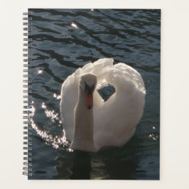 Mooie witte zwaluw planner