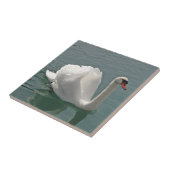 Mooie witte zwaluw tegeltje (Zijkant)