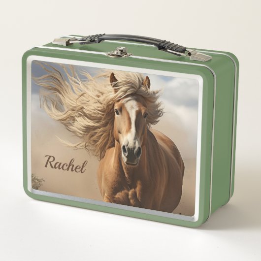 Mooie woestijn palomino paard (Voorkant)