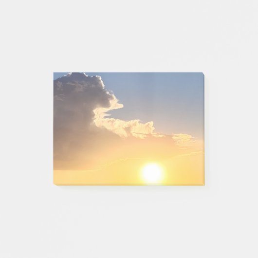 Mooie woestijn zonsopgang post-it® notes (Voorkant)