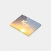 Mooie woestijn zonsopgang post-it® notes (Schuin)
