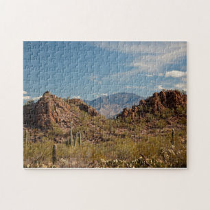 Mooie woestijnlandschap — puzzel legpuzzel