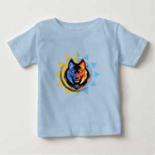 Mooie Wolf Baby T-Shirt