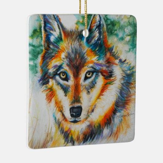 Mooie Wolf Ornament (Rechts)