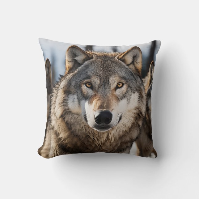 Mooie wolfenkussen! kussen (Voorkant)
