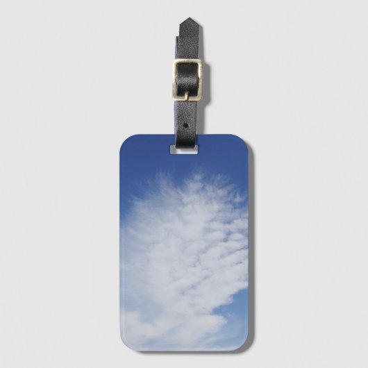 Mooie wolk bagagelabel (Voorkant (verticaal))