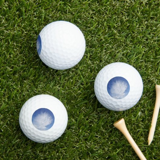 Mooie wolk golfballen (Insitu Gras)