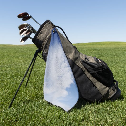 Mooie wolk golfhanddoek (Groen)