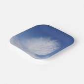 Mooie wolk papieren bordje (Gebogen)