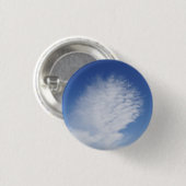 Mooie wolk ronde button 3,2 cm (Voorkant /achterkant)
