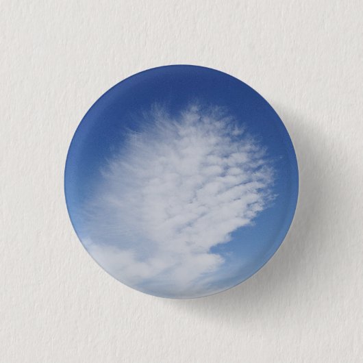 Mooie wolk ronde button 3,2 cm (Voorkant)