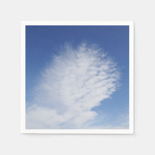 Mooie wolk servet