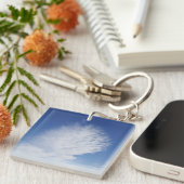 Mooie wolk sleutelhanger (Voorkant Rechts)