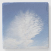 Mooie wolk stenen onderzetter (Voorkant)