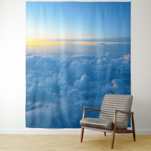 Mooie wolk wandkleed (In situ)