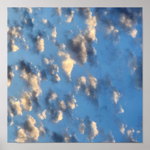 Mooie Wolken Foto Poster