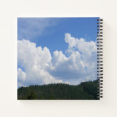 Mooie wolken in de bergen... notitieboek (Achterkant)