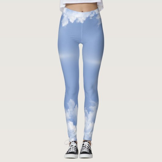 Mooie wolken leggings (Voorkant)