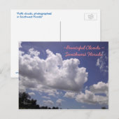 Mooie wolken SW Florida Briefkaart (Voorkant / Achterkant)