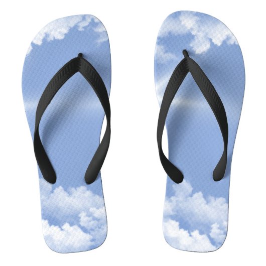 Mooie wolken teenslippers (Voetbed)