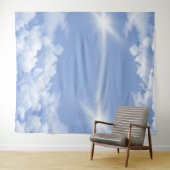 Mooie wolken wandkleed (In Situ (horizontaal))