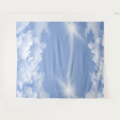 Mooie wolken wandkleed (Voorkant (horizontaal))