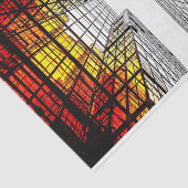 Mooie wolkenkrabber van de stad Urban Tissuepapier (Detail)