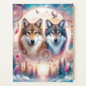 Mooie Wolven en Dreamcatchers Planner (Achterkant)